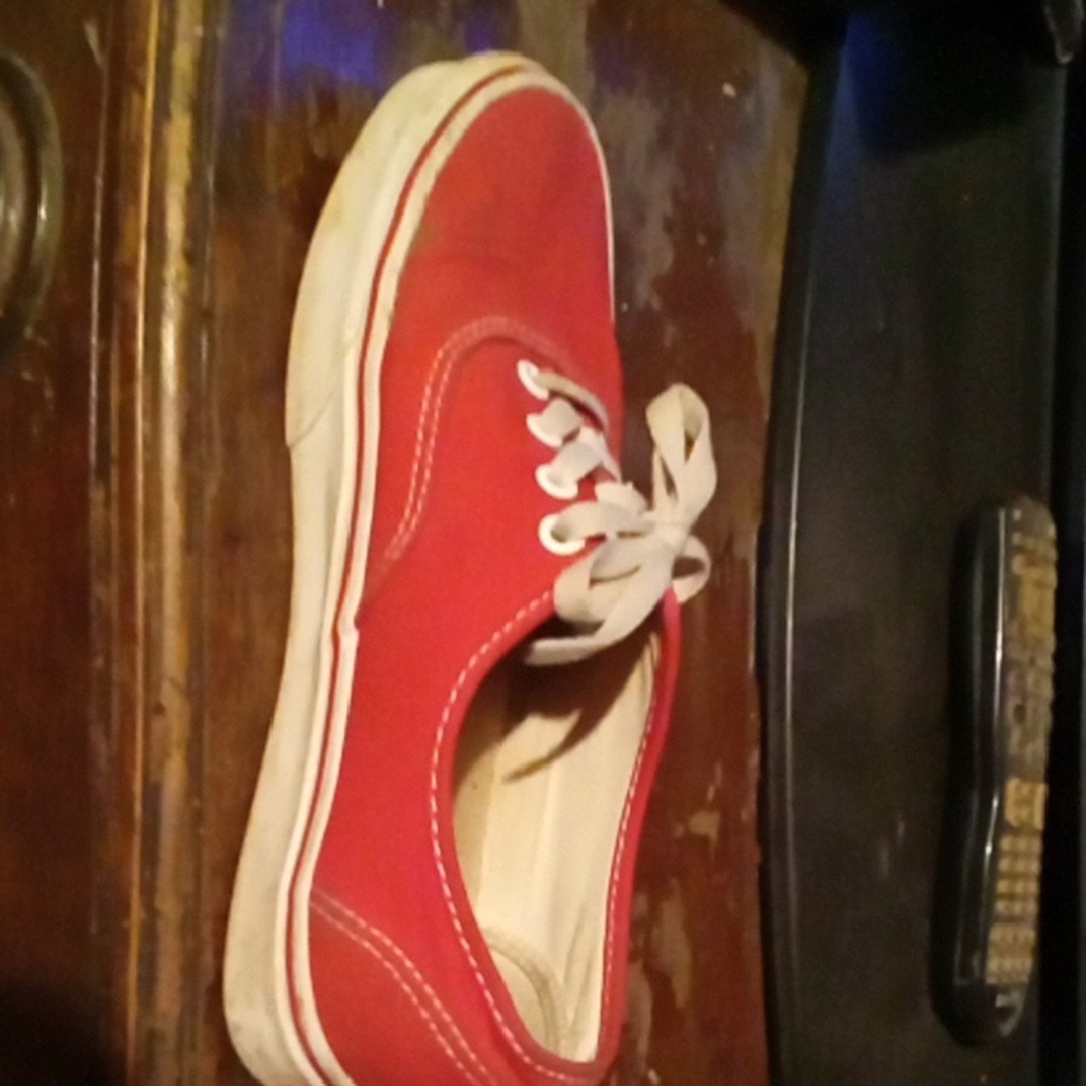 Classic Red Womens Vans